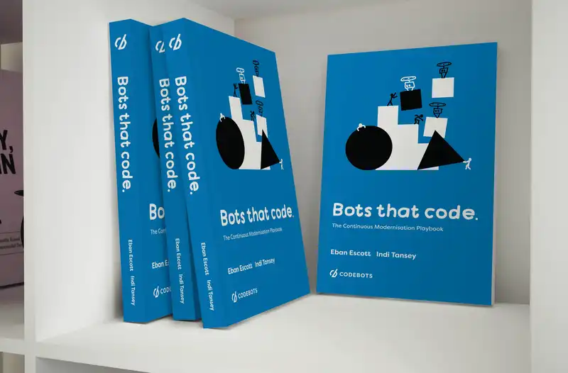 thumbnail for 'Bots that Code: The Continuous Modernisation Playbook'