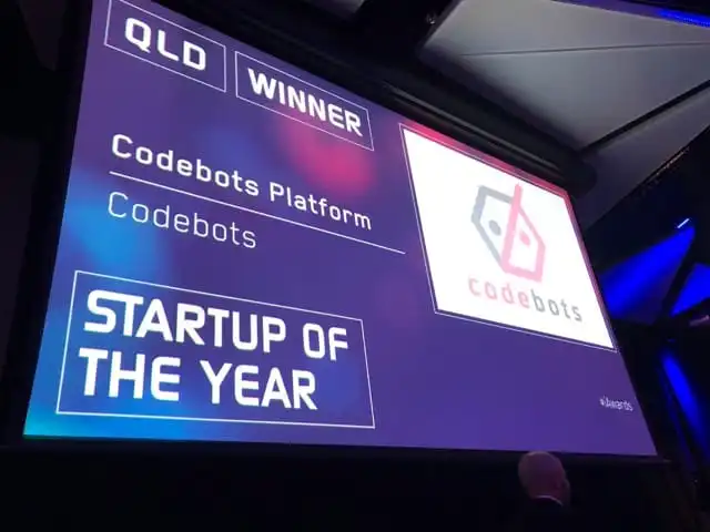 thumbnail for 'Codebots named 2018 Startup of the Year at iAwards'
