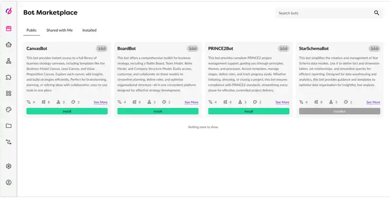 Codebots Marketplace