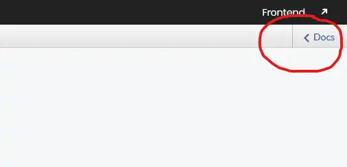 The documentation interface