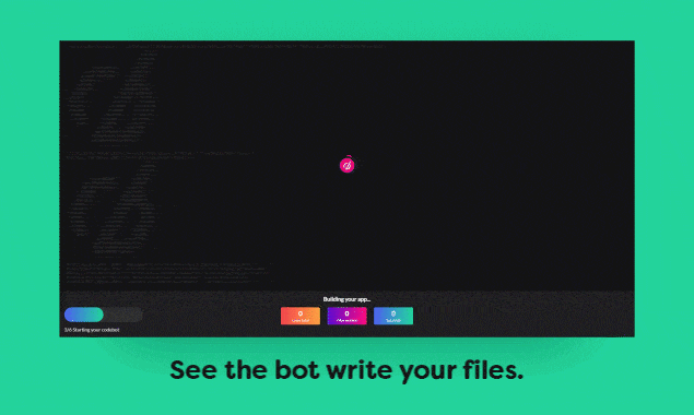 See the bot write your files